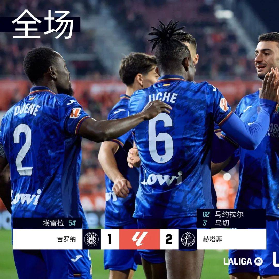 赫塔菲在客场狂胜,全队欢呼庆祝的简单介绍 赫塔菲在客场狂胜,全队欢呼庆祝的简单介绍