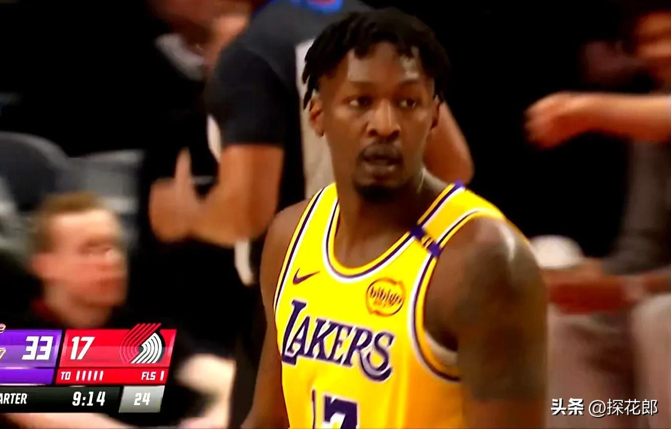 湖人艰苦险胜开拓者，击败对手取得胜利