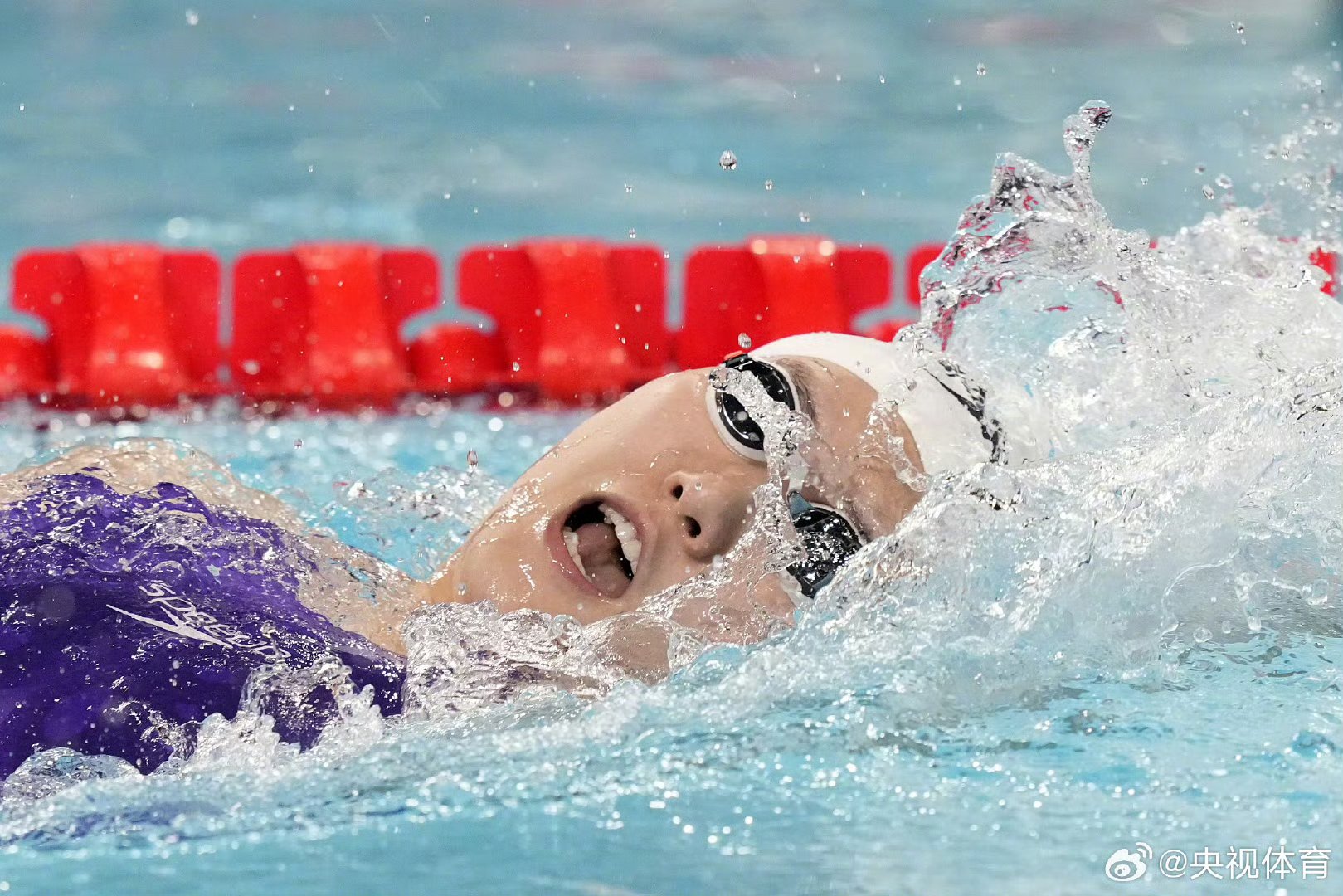 中国游泳选手在个人赛中完美发挥夺冠