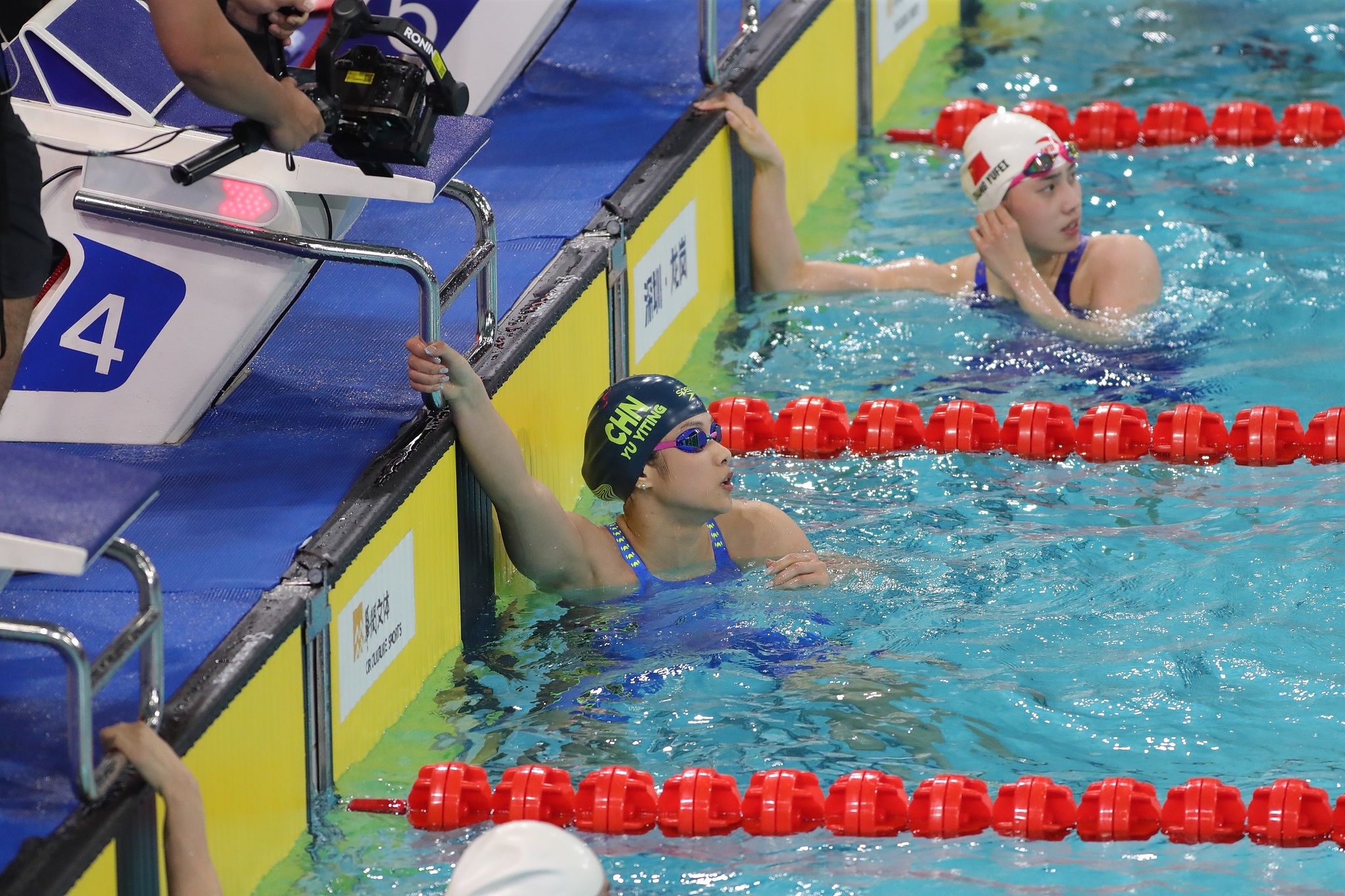 中国游泳选手在个人赛中完美发挥夺冠